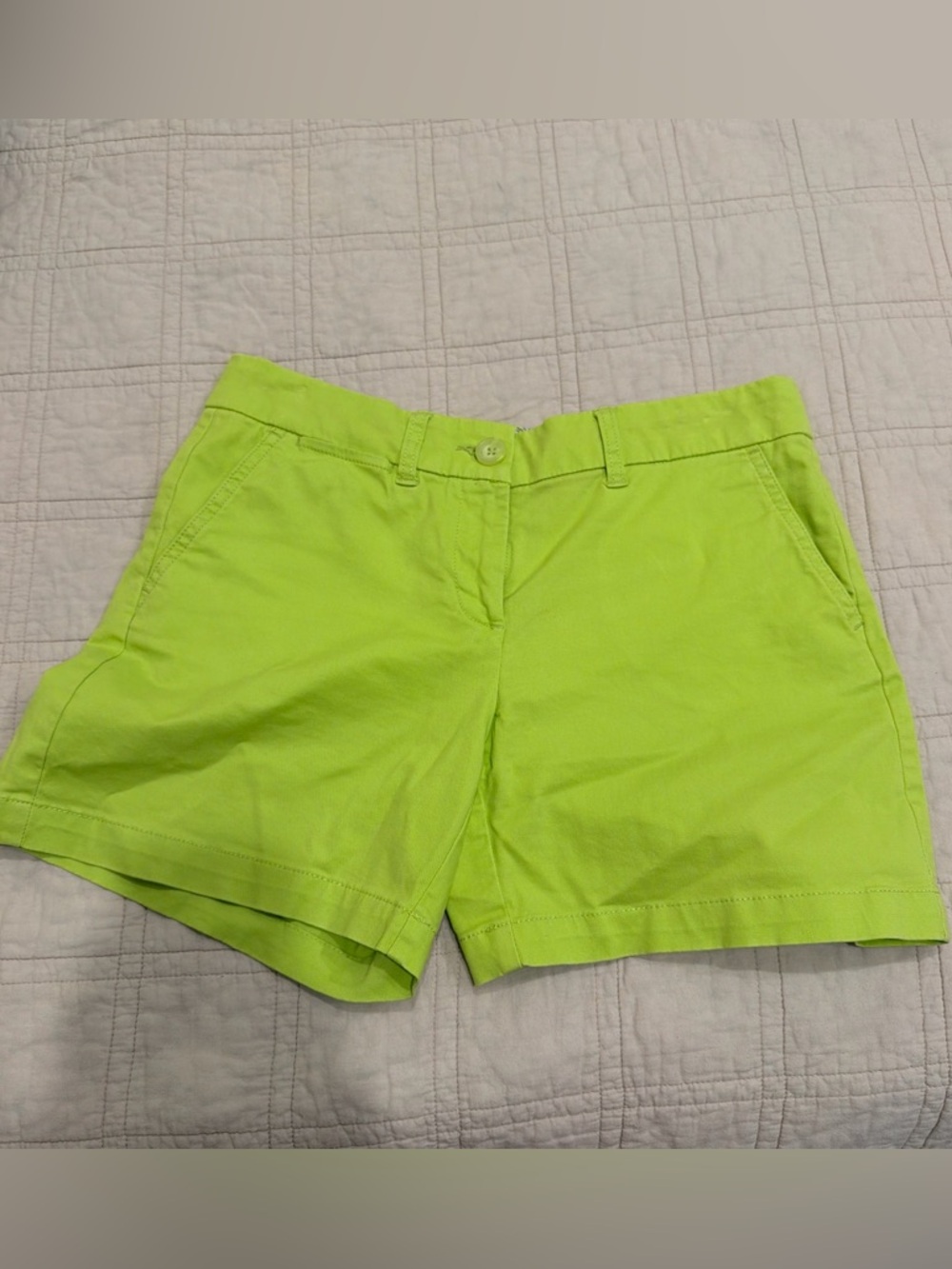 crown & ivy Neon Lime Women's 5in Shorts